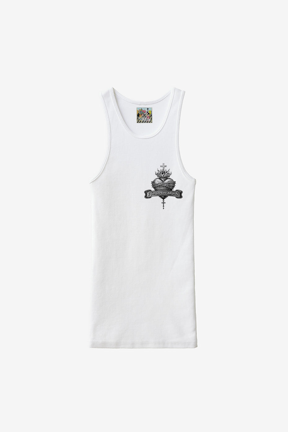 C4 - SACRED HEART TANK-WHITE