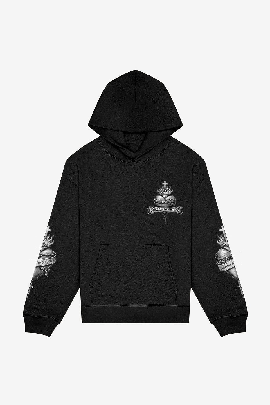 A3 - SACRED HEART HOODIE – AFTERLIFE LA
