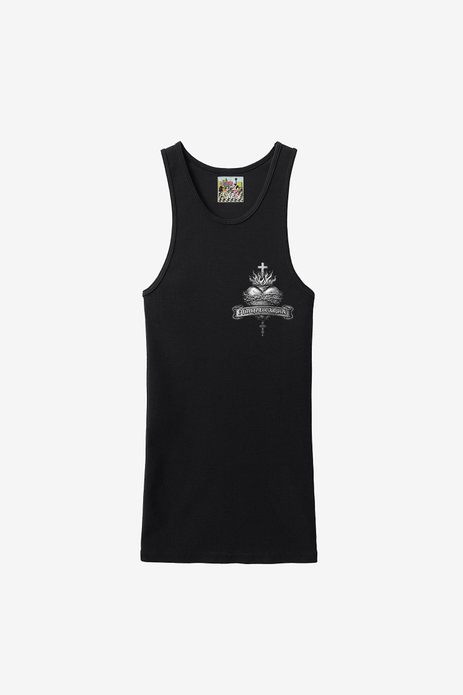 C5 - SACRED HEART TANK-BLACK